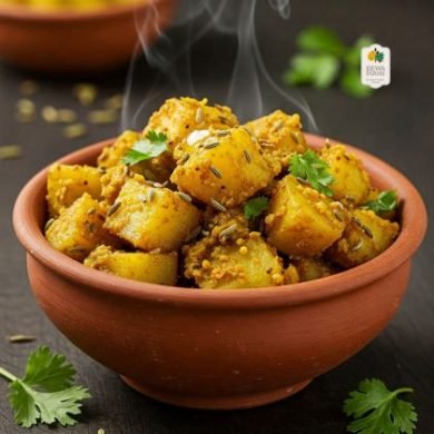 Aloo-Saunf Bhaji: Spiced Potatoes with Fennel