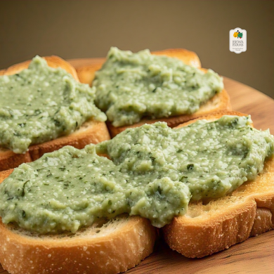 Basil Semolina Toast Recipe