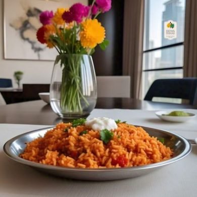 Tomato Rice (Tamatar Pulao)